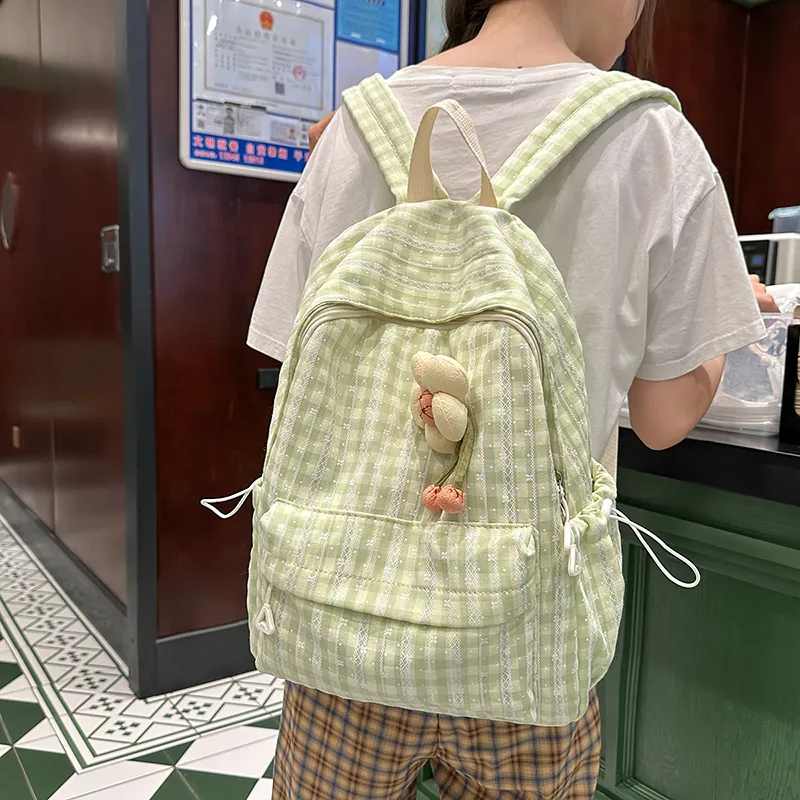 Kewuku Nylon Backpack Unisex Multicolor-3