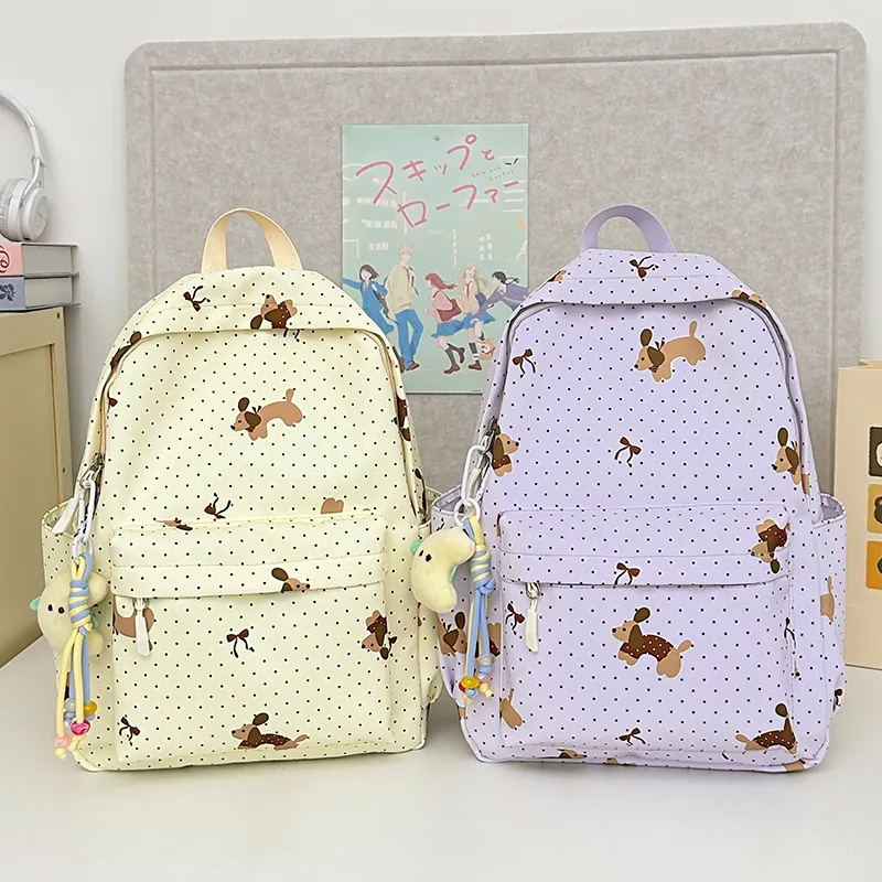 Kewuku Nylon Backpack Unisex Multicolor-6