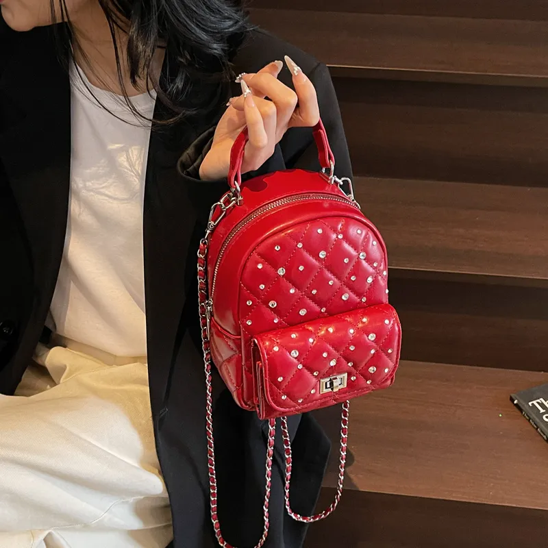Kewuku PU Backpack Unisex Multicolor-11