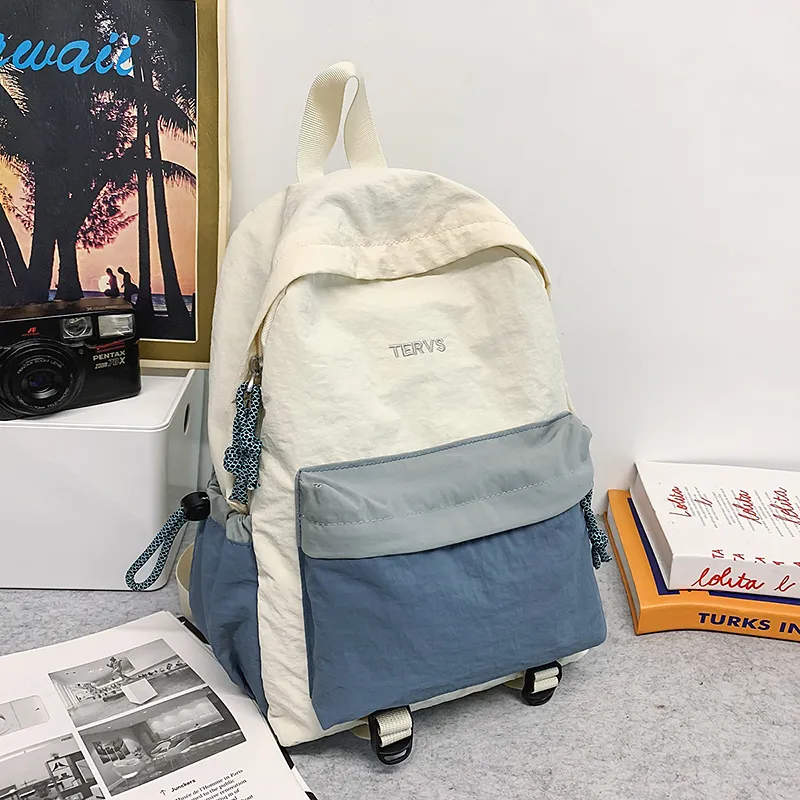Kewuku Nylon Backpack Unisex Multicolor-3