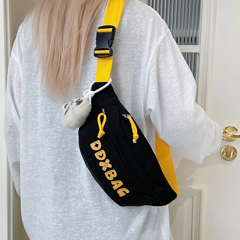 Kewuku Nylon Sling Bag Unisex Multicolor-6