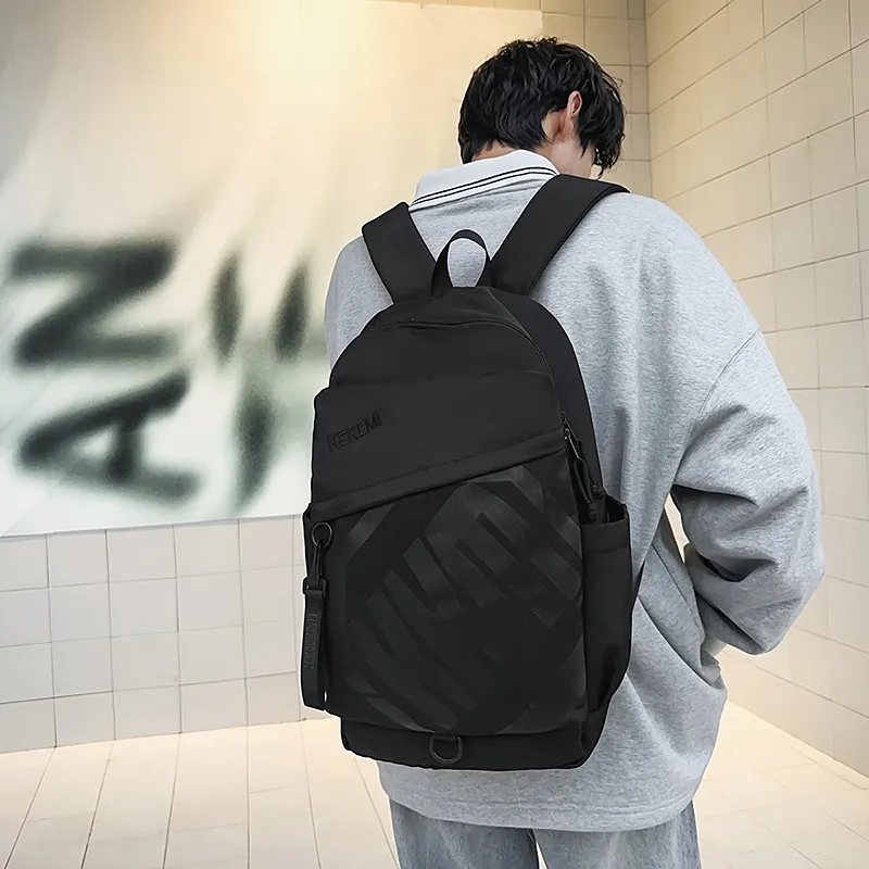 Kewuku Nylon Backpack Regular Unisex Multicolor-2
