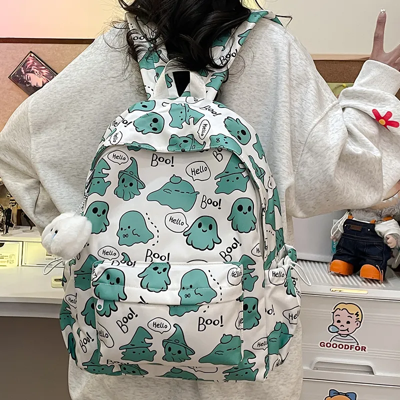 Kewuku Nylon Backpack Women's Multicolor-14
