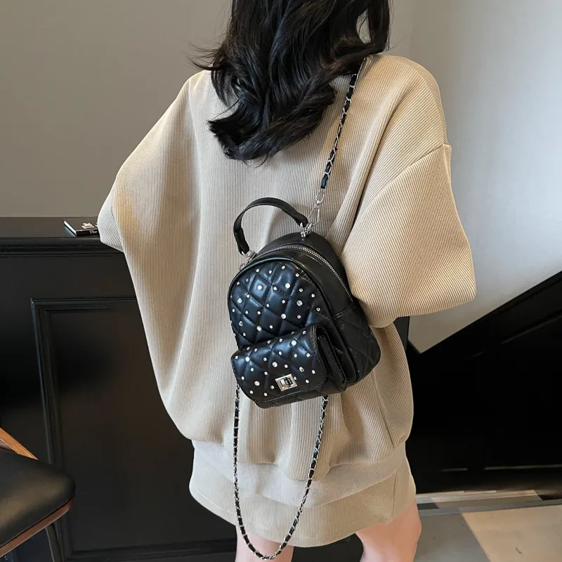 Kewuku PU Backpack Unisex Multicolor-7
