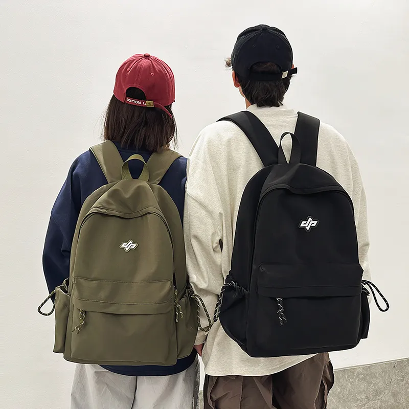 Kewuku Nylon Backpack Unisex Multicolor-18