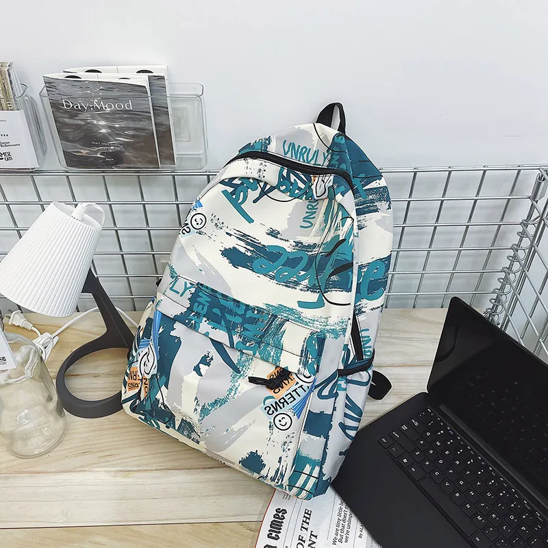 Kewuku Nylon Backpack Unisex Multicolor-14