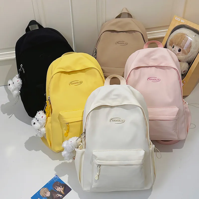 Kewuku Nylon Backpack Unisex Multicolor-7