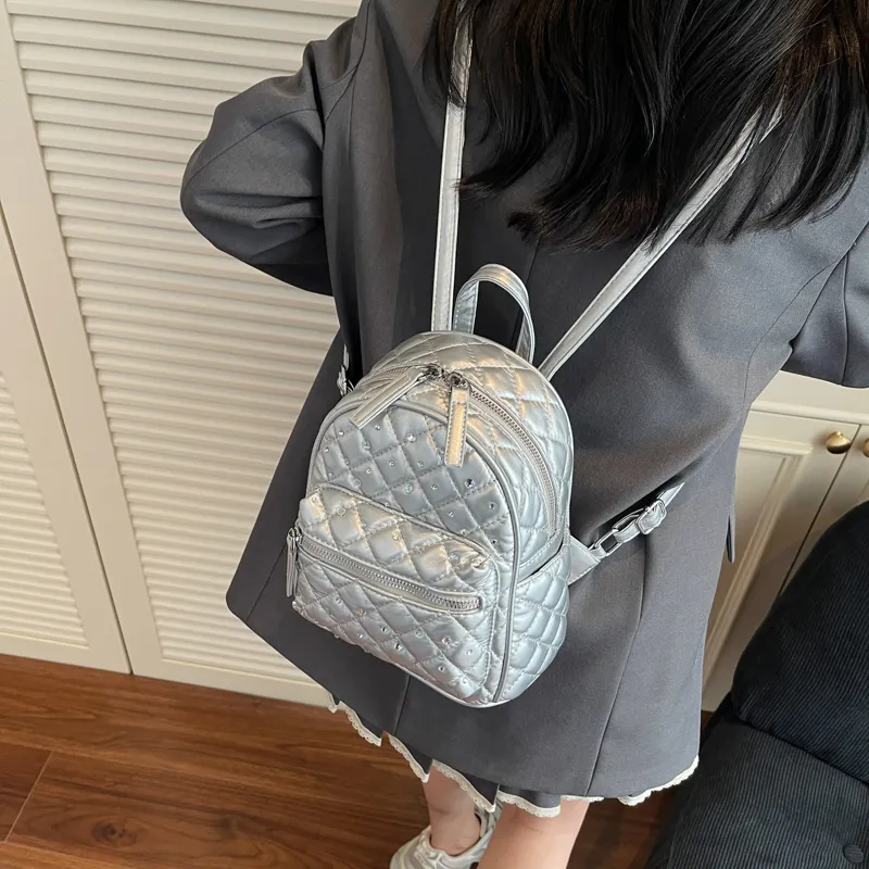 Kewuku PU Backpack Women's Multicolor-9
