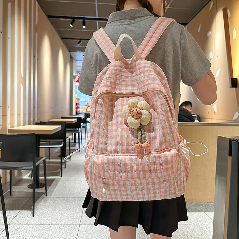 Kewuku Nylon Backpack Unisex Multicolor-6