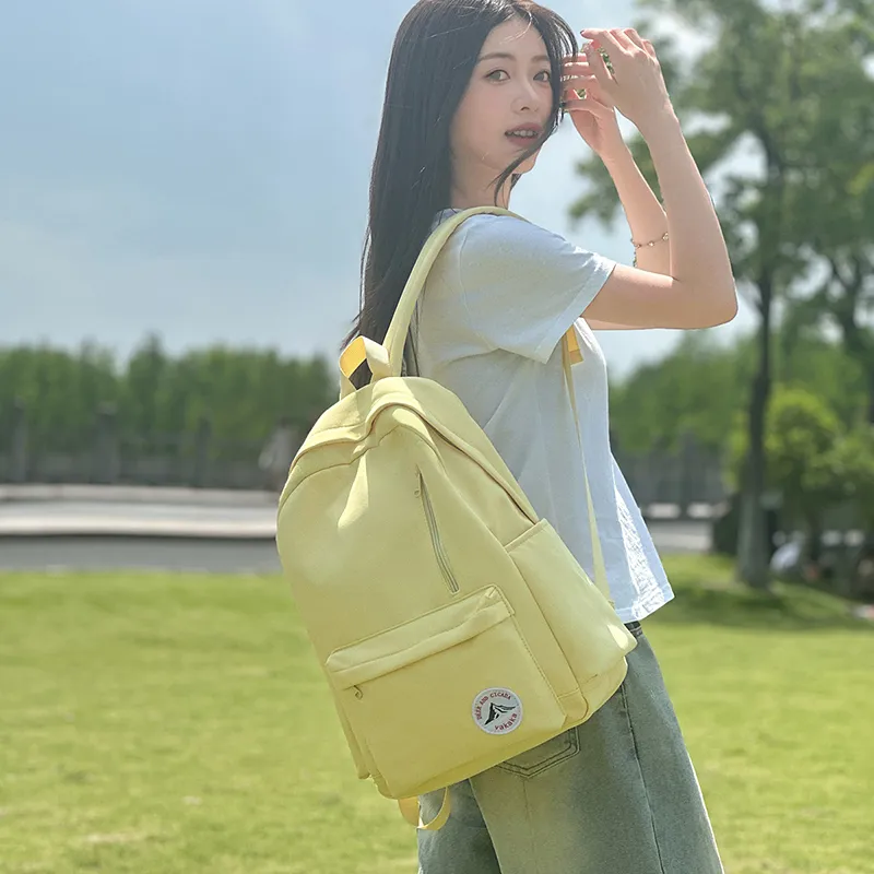 Kewuku Nylon Backpack Unisex Multicolor-21