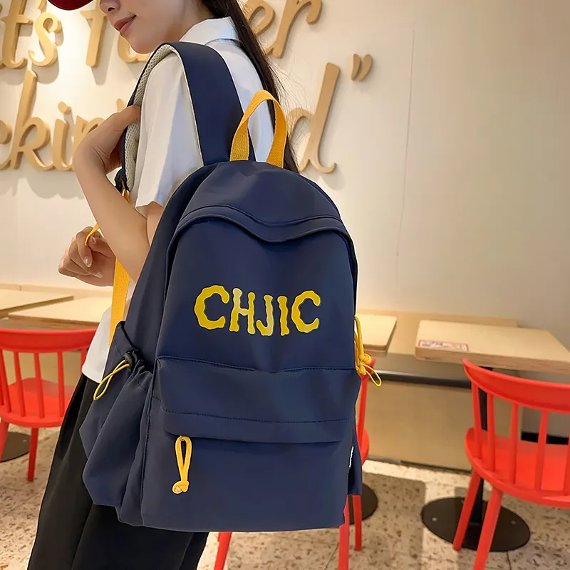 Kewuku Nylon Backpack Unisex Multicolor-13