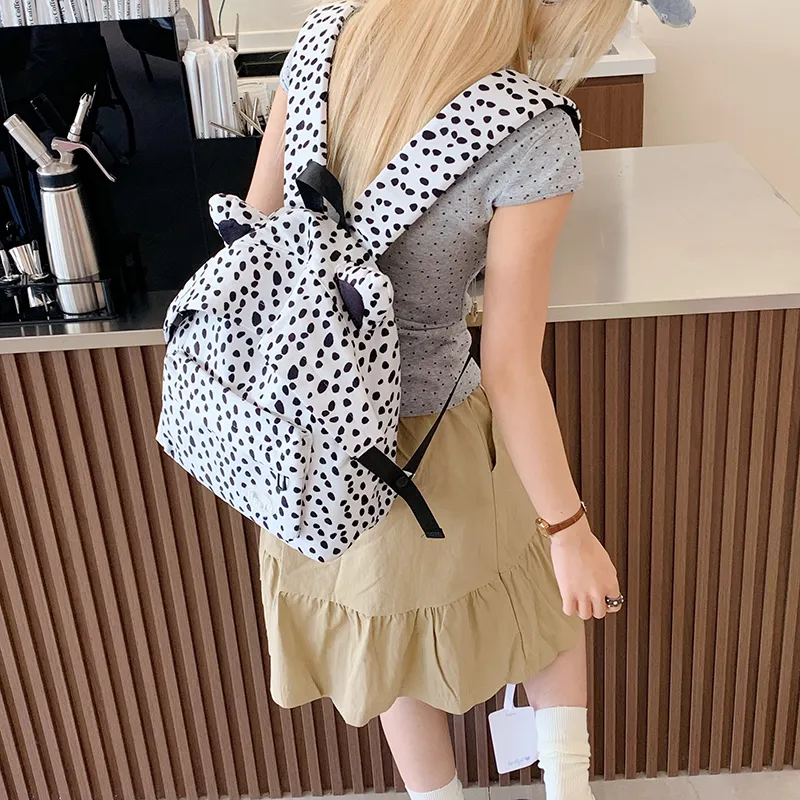 Kewuku Nylon Fabric Backpack Women's Multicolor-8