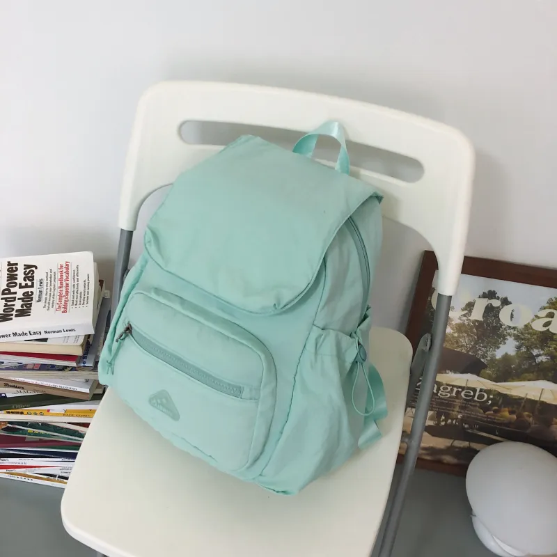 Kewuku Nylon Backpack Women's Black/Green-5