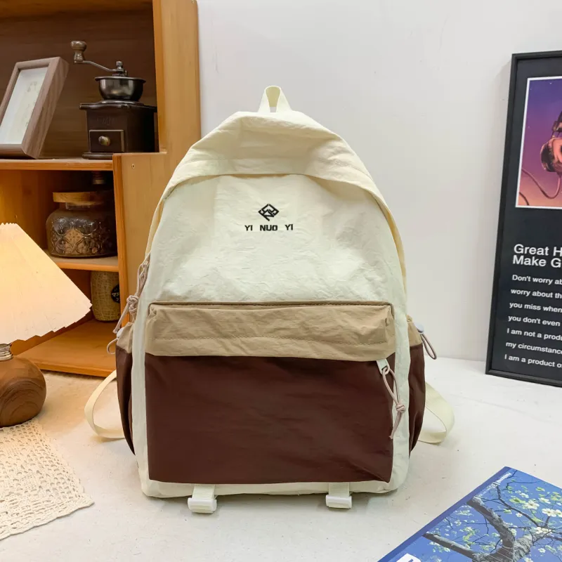 Kewuku Nylon Backpack Unisex Multicolor-13