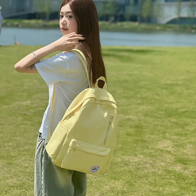 Kewuku Nylon Backpack Unisex Multicolor-19