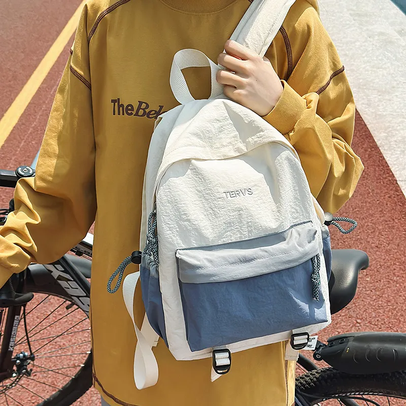 Kewuku Nylon Backpack Unisex Multicolor-4