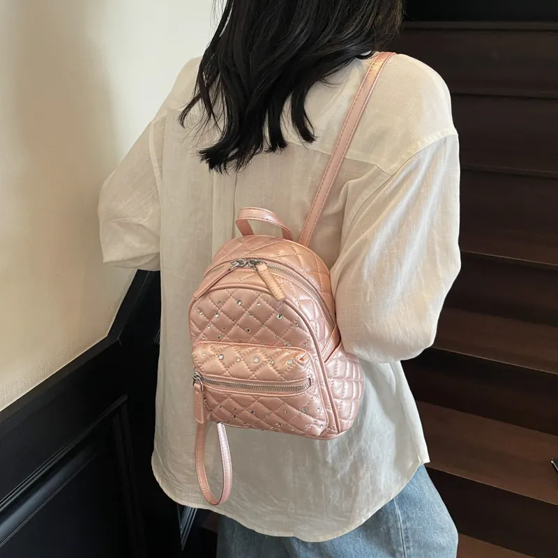 Kewuku PU Backpack Women's Multicolor-17