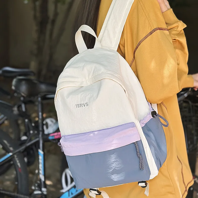 Kewuku Nylon Backpack Unisex Multicolor-10