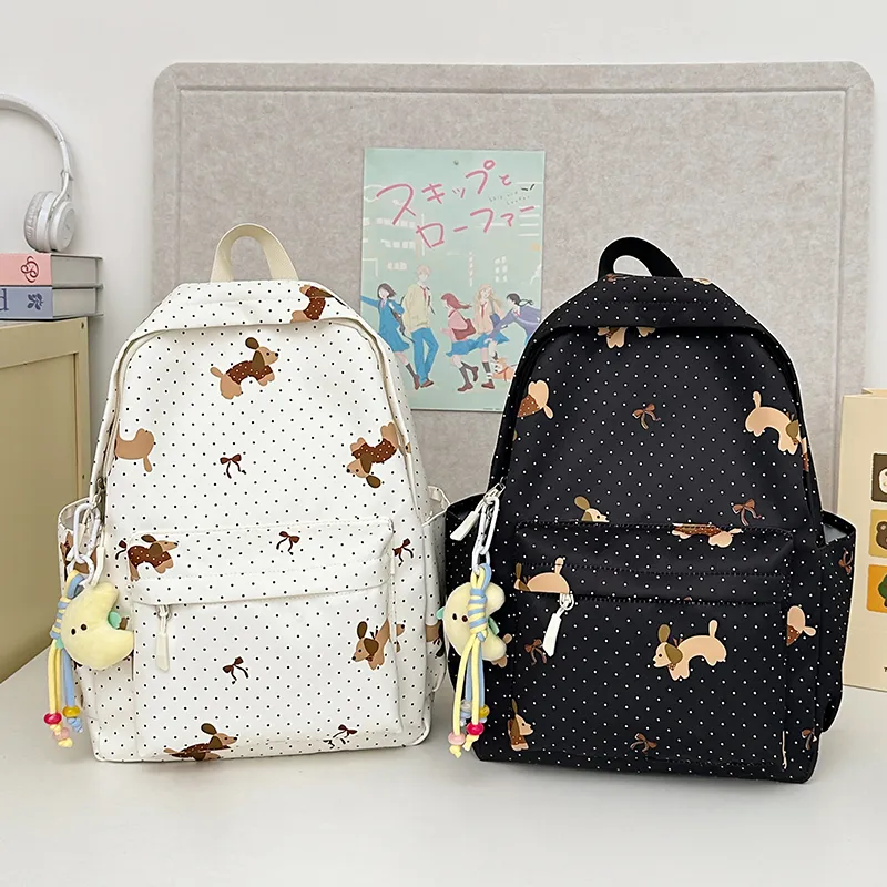 Kewuku Nylon Backpack Unisex Multicolor-2