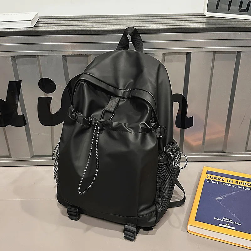 Kewuku Nylon Fabric Backpack Unisex Multicolor-7