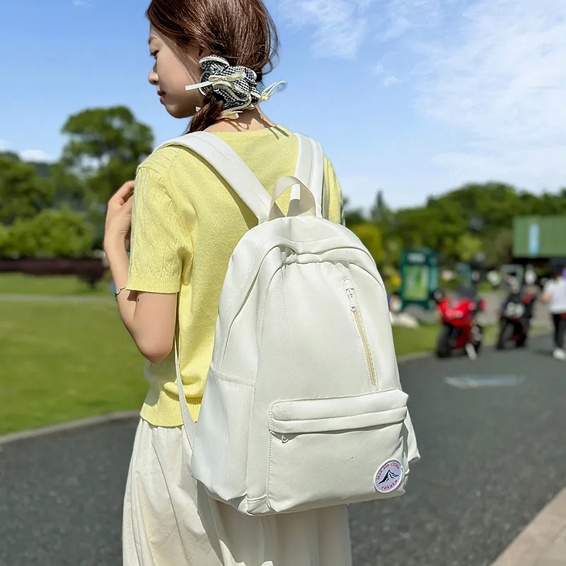 Kewuku Nylon Backpack Unisex Multicolor-4