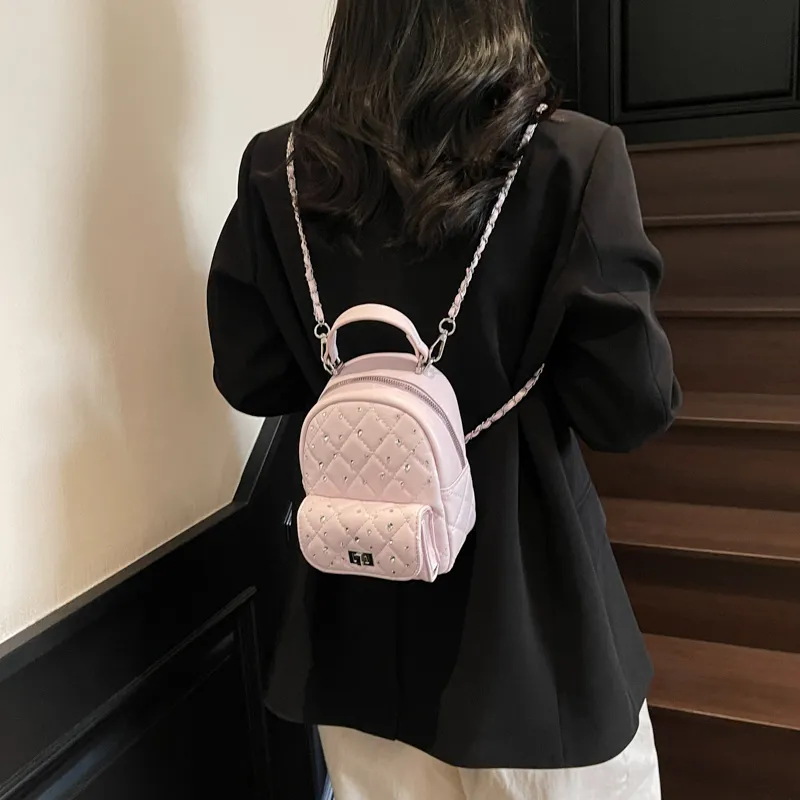 Kewuku PU Backpack Unisex Multicolor-21