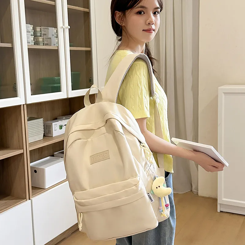 Kewuku Nylon Backpack Unisex Multicolor-21