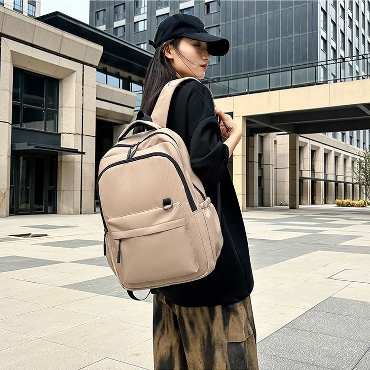 Kewuku Nylon Backpack Unisex Multicolor-10