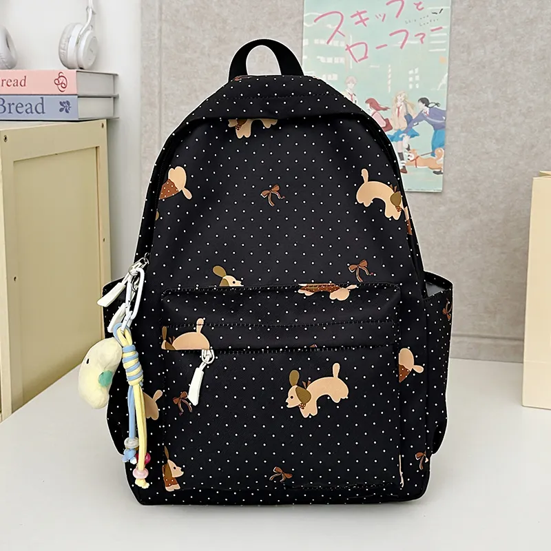 Kewuku Nylon Backpack Unisex Multicolor-1