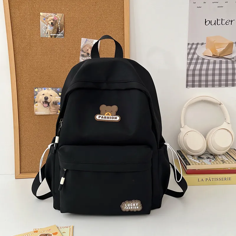 Kewuku Nylon Backpack Unisex Multicolor-6