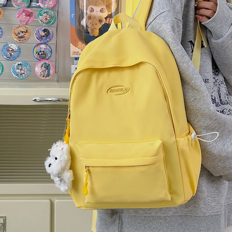 Kewuku Nylon Backpack Unisex Multicolor-10
