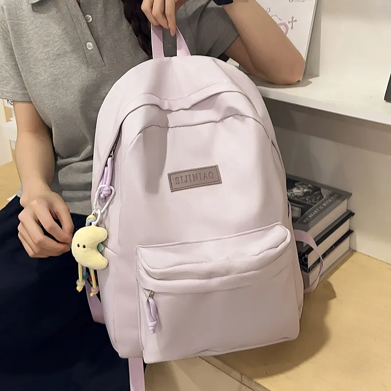 Kewuku Nylon Backpack Unisex Multicolor-8