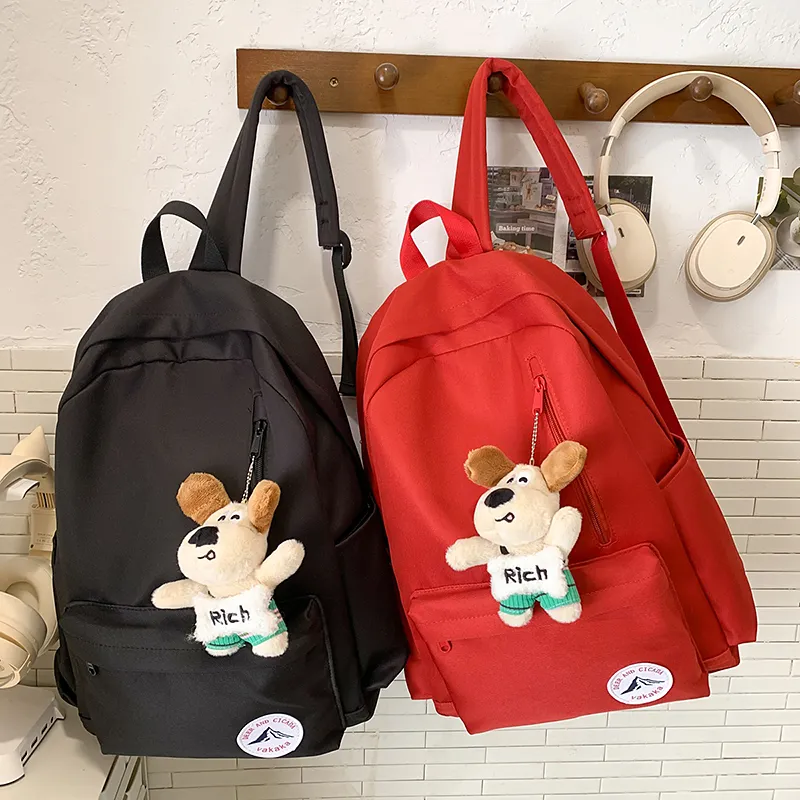 Kewuku Nylon Backpack Unisex Multicolor-8