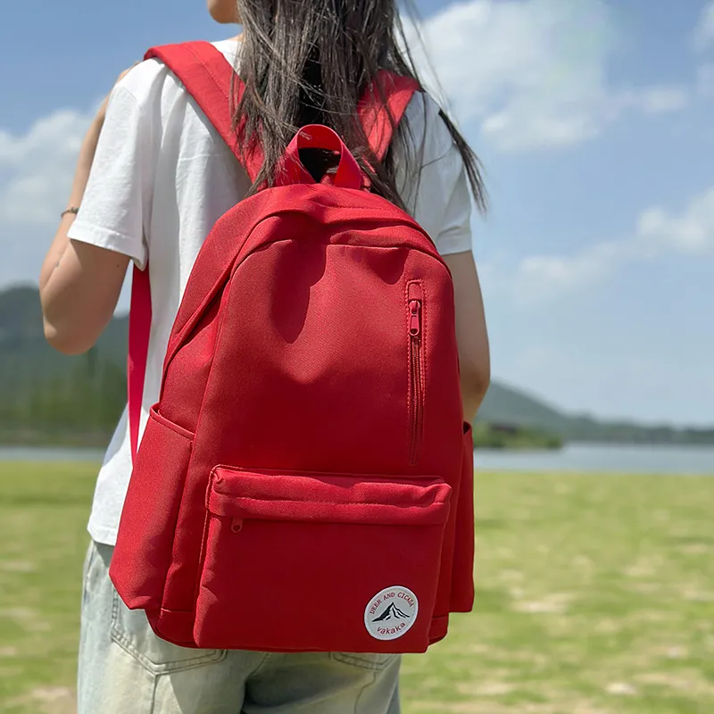 Kewuku Nylon Backpack Unisex Multicolor-16
