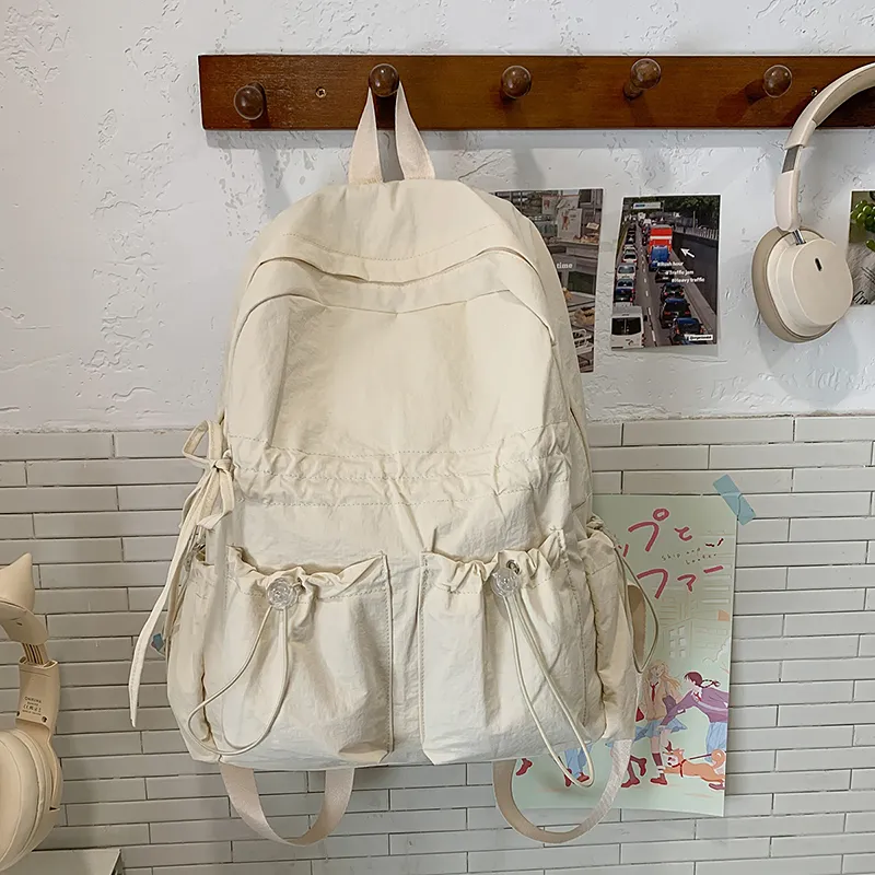 Kewuku Nylon Backpack Unisex Multicolor-2