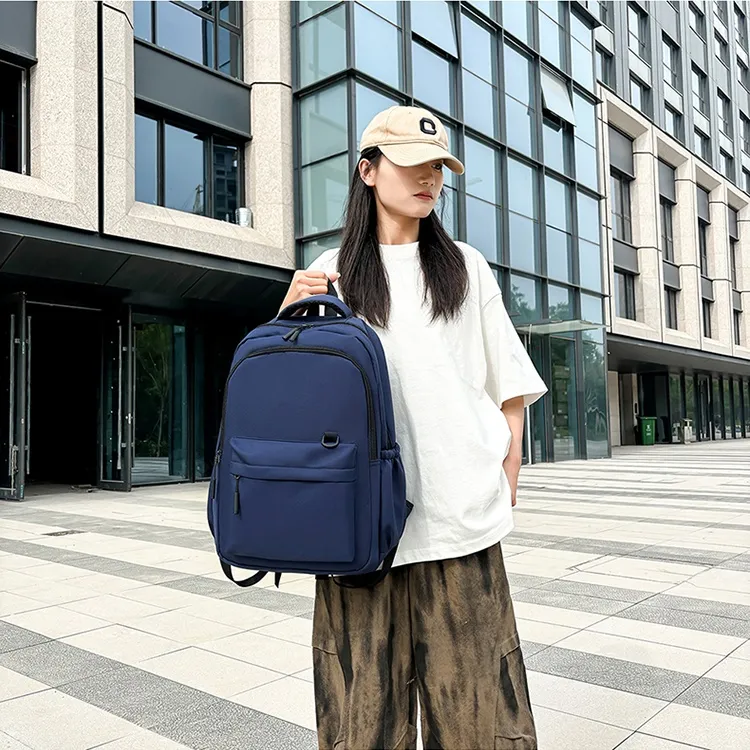 Kewuku Nylon Backpack Unisex Multicolor-15