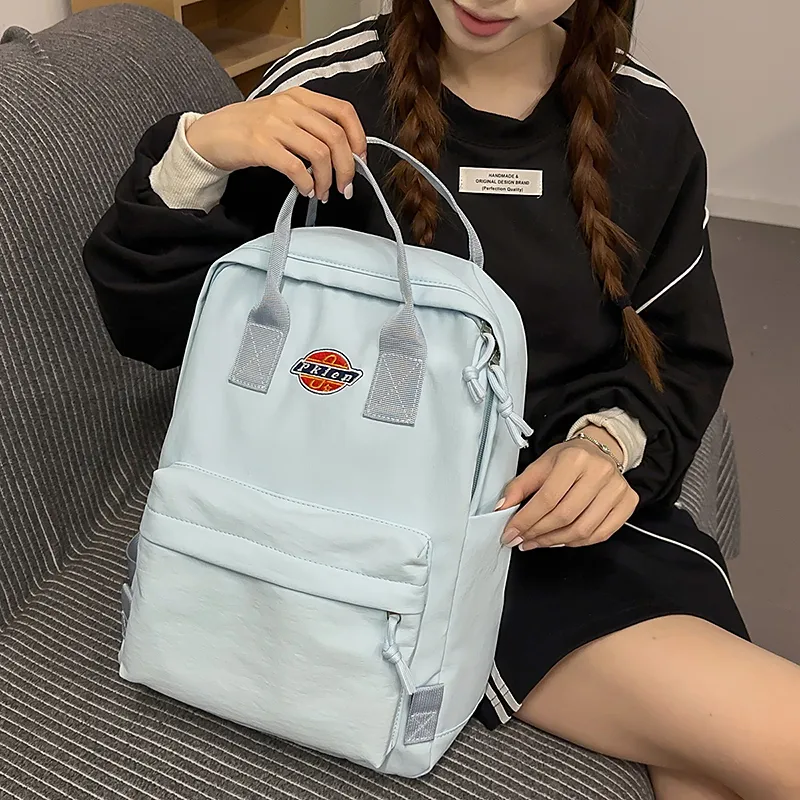 Kewuku Nylon Backpack Unisex Multicolor-21