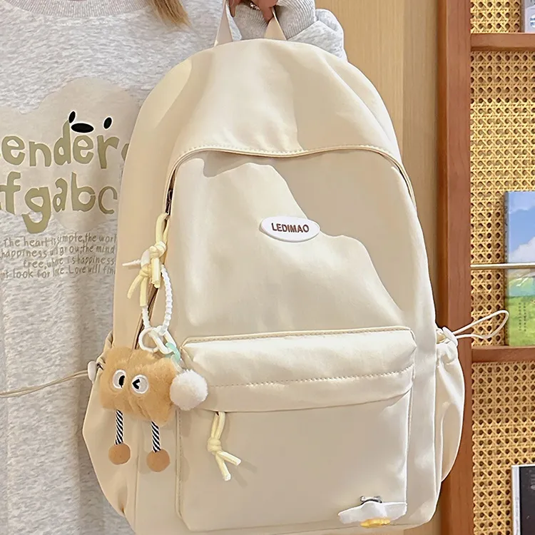 Kewuku Nylon Backpack Unisex Multicolor-1