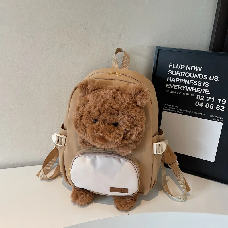 Kewuku Fabric Backpack Unisex Multicolor-9
