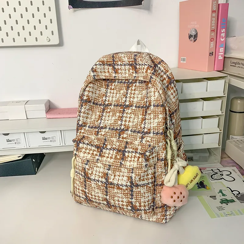 Kewuku Nylon Backpack Regular Unisex Multicolor-9