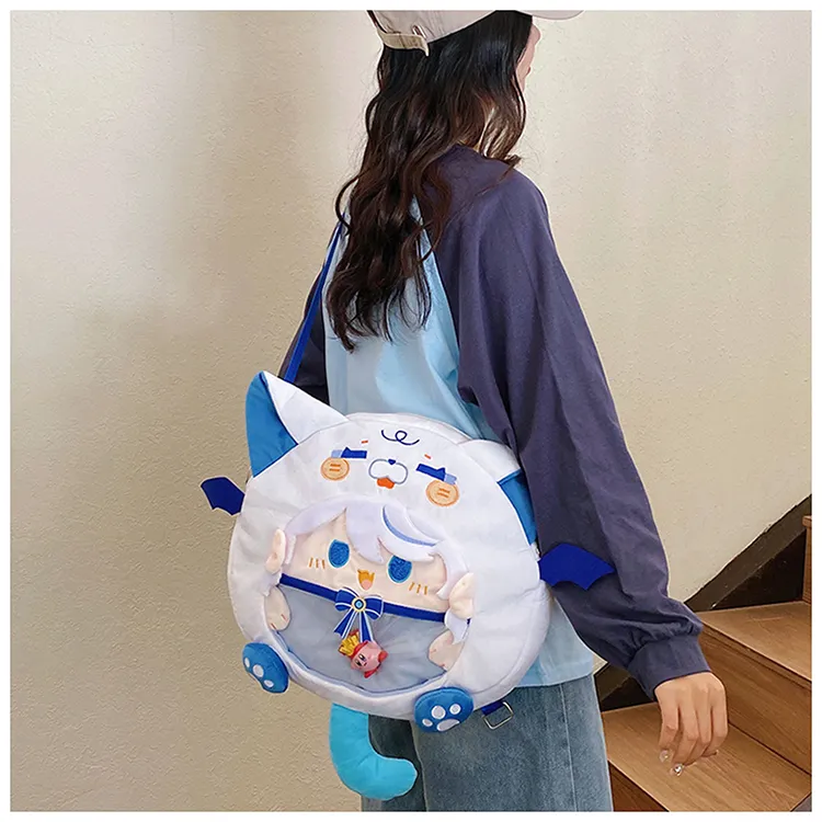 Kewuku Plush Backpack Regular Women's Multicolor-3