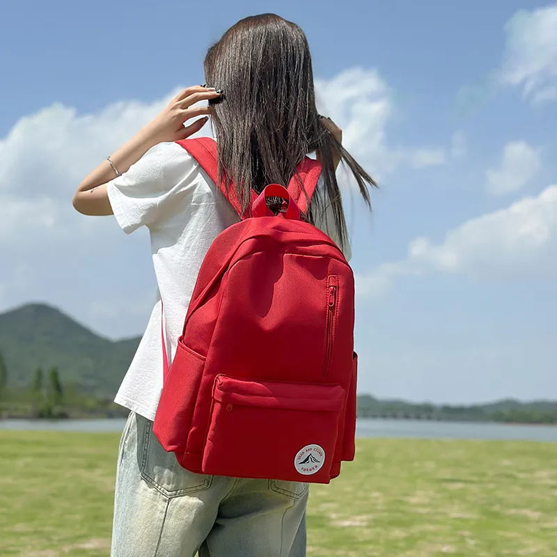 Kewuku Nylon Backpack Unisex Multicolor-17