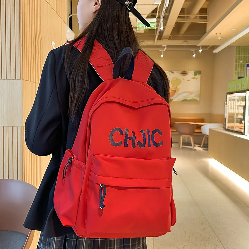Kewuku Nylon Backpack Unisex Multicolor-6
