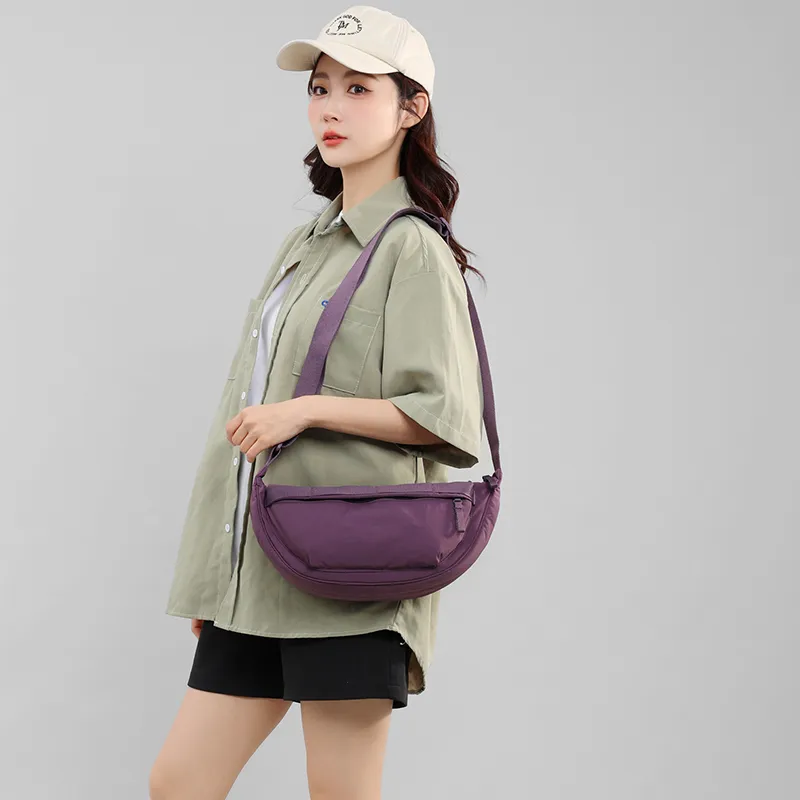 Kewuku Nylon Crossbody Bag, Shoulder Bag Regular Unisex Multicolor-3