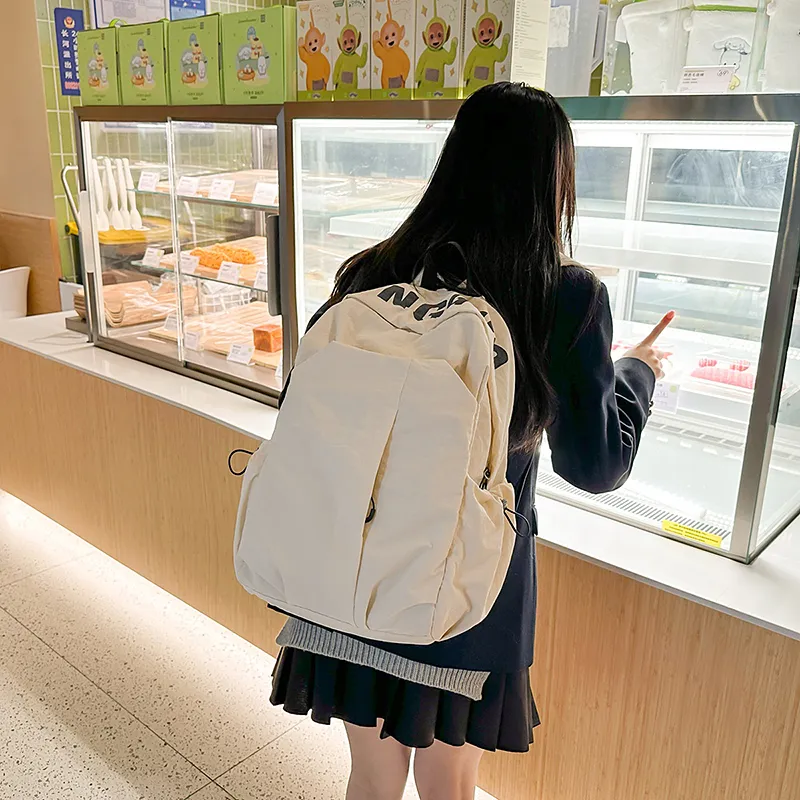 Kewuku Nylon Backpack Unisex Multicolor-3