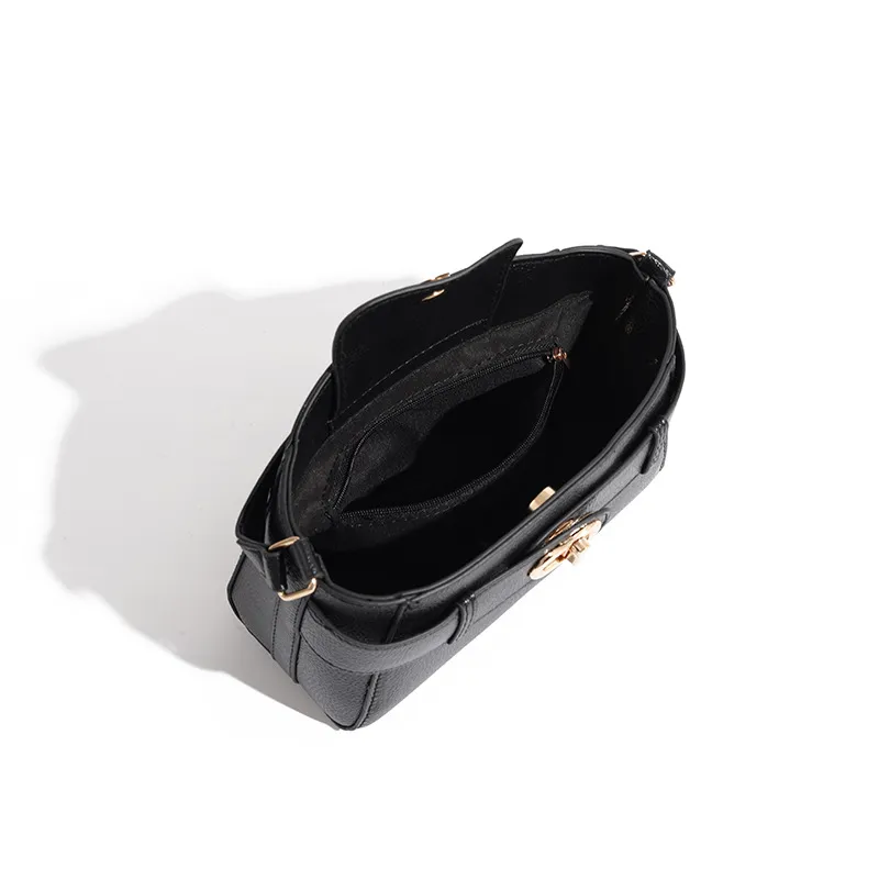 SEPTWOLVES PU Handbag Small Size Women's White/Black/Khaki/Blue/Brown-4
