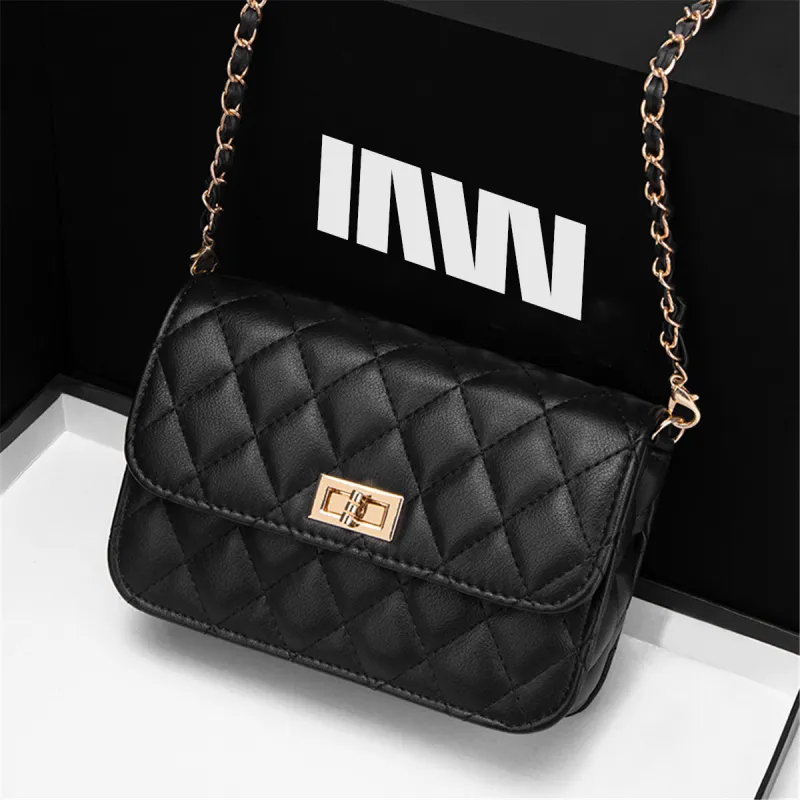 SEPTWOLVES PU Shoulder Bag, Crossbody Bag Medium Size Women's Black-1