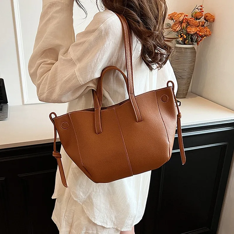 SEPTWOLVES PU One Shoulder Handbags Regular Women's Black/Red/Brown-8