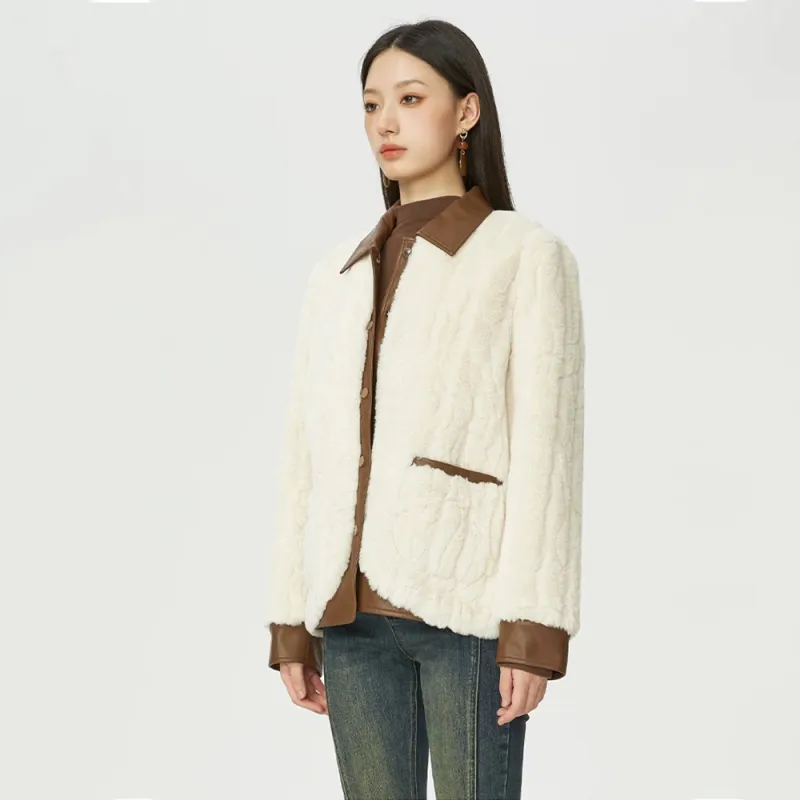 IT'REAL Dreamy Aesthetics Fur Women's Ecru-2