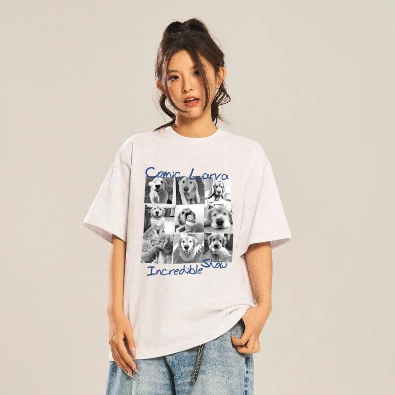 COMIC LARVA T Shirts Unisex-3